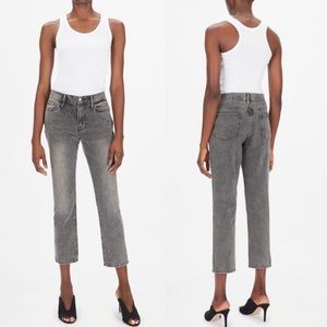 Frame Denim High Rise Gray Jeans